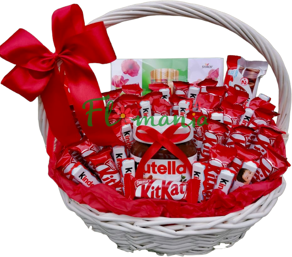 Корзина с Nutella и Kinder