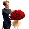 Букет из 51 Красной Роскошной Розы Эксплорер 